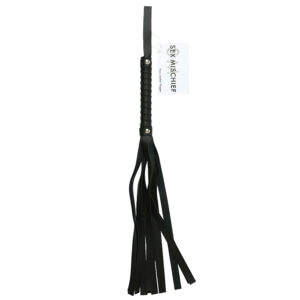S&M Black Leather Flogger