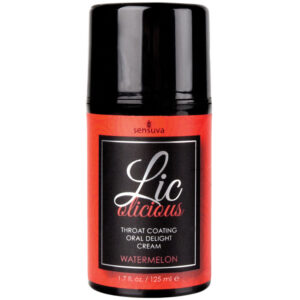 Sensuva Lic-O-Licious Throat Coating Oral Delight Cream-Watermelon 1.7oz