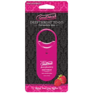GoodHead Deep Throat Spray To Go-Strawberry .33oz