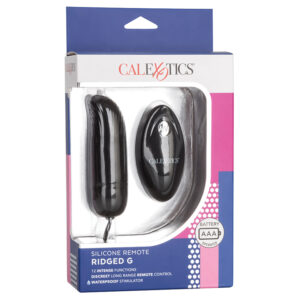 Remote Silicone Ridged G Bullet-Black