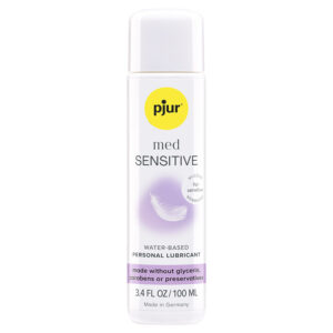 pjur med SENSITIVE Glide Water-based Intimate Personal Lubricant 3.4oz