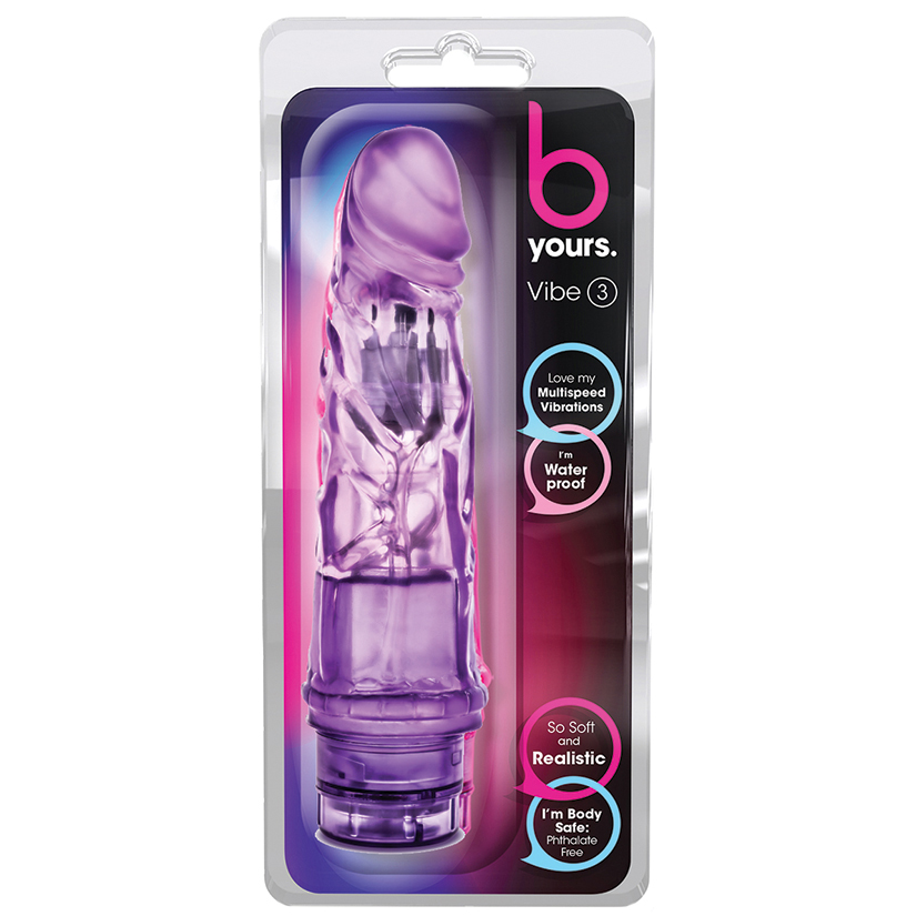 B Yours Vibe 3-Purple 7.75"