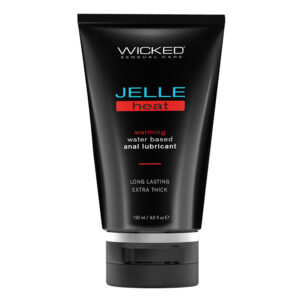 Wicked Jelle Heat Warming Waterbased Anal Lubricant 4oz