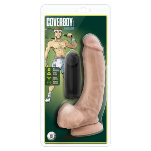 Coverboy Tennis Champ Vibrating Cock-Vanilla 9"