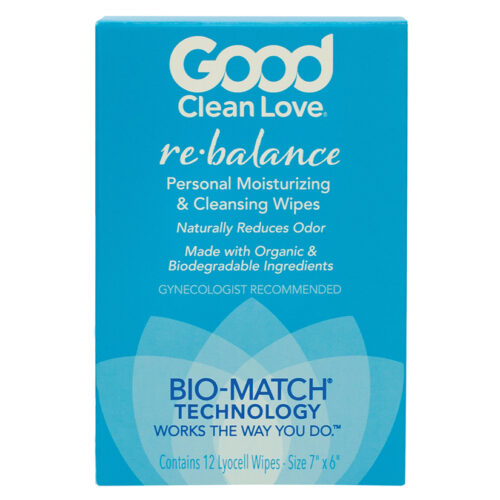 15122025694098cae74dc.jpeg Good Clean Love Rebalance Wipes 12-Count Box