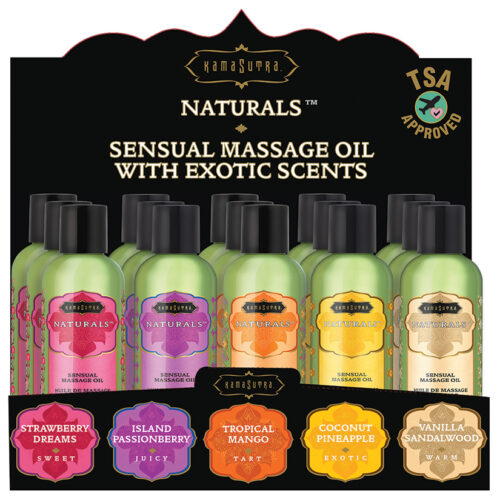 15122025694099bd84e61.jpeg Kama Sutra Naturals Massage Oil 2oz Assorted Prepack