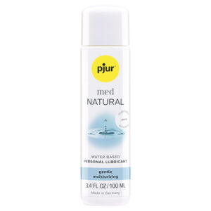 pjur med NATURAL Glide Water-based Intimate Personal Lubricant 3.4oz