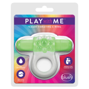 Play with Me Teaser Vibrating C-RingGreen