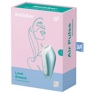 Satisfyer Love Breeze Air Pulse Stimulator-Ice Blue