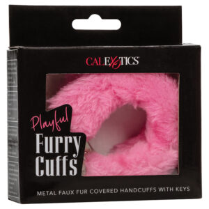 Playful Furry Cuffs-Pink