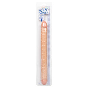 Size Queen Double Dildo-Ivory 17"