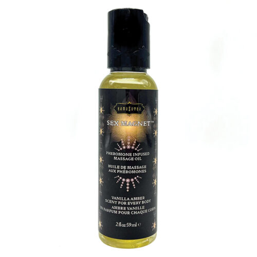 Kama Sutra Sex Magnet Massage Oil Vanilla Amber 2oz