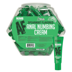Numb AF Anal Numbing Cream-Mint 10ml Fishbowl of 65pcs