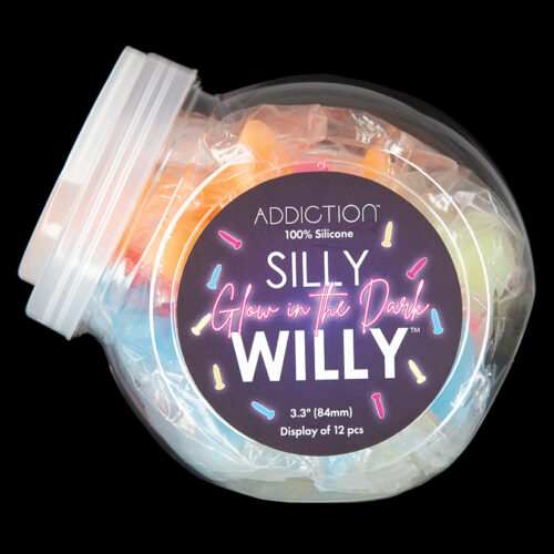 1612202569414ea452f5c.jpeg BMS Addiction Silly Willy Glow in the Dark 3.3" Display of 12