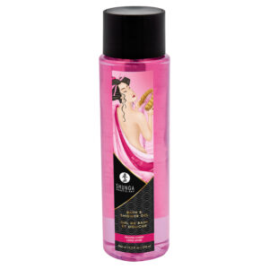 Shunga Kissable Bath and Shower Gel-Frosted Cherry 12.5oz
