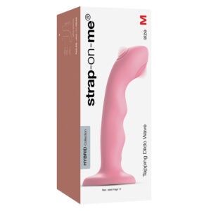 Strap On Me Tapping Dildo Wave-Coral Pink