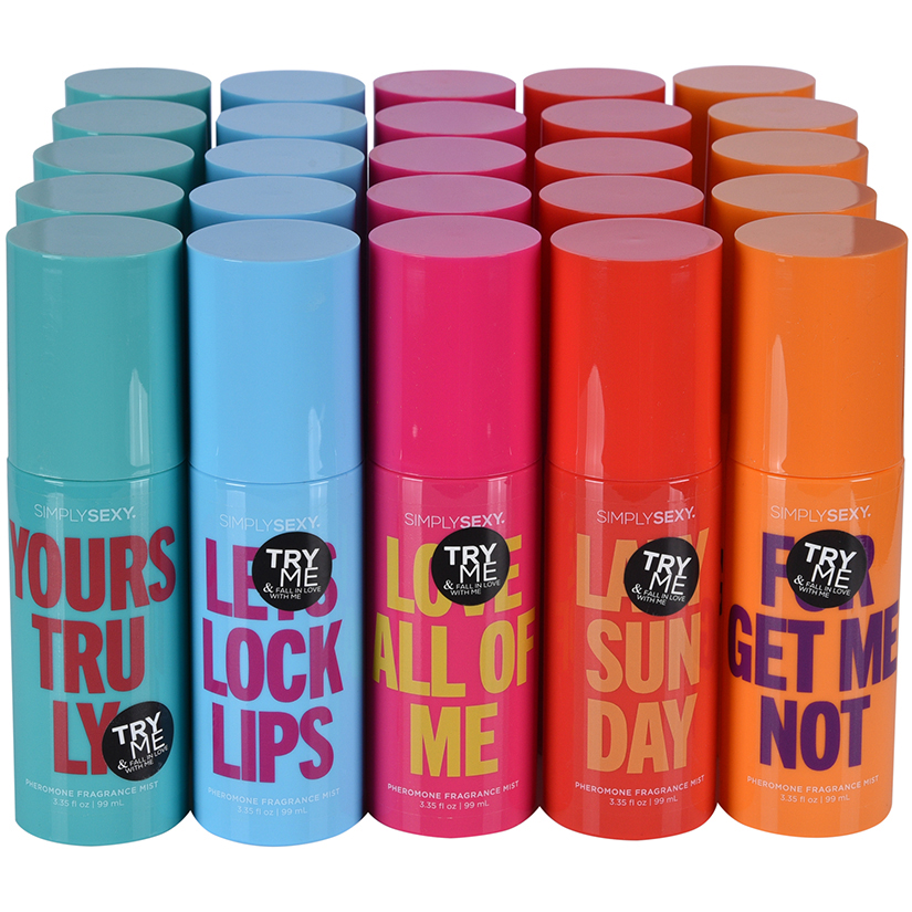Simply Sexy Affirmations Pheromone Body Mist Bundle (25 Pcs)