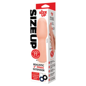 Size Up Realistic Penis Extender 2"