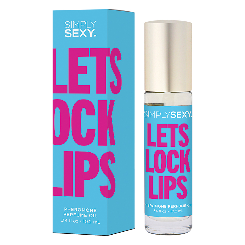 Simply Sexy Affirmations Pheromone Perfume Oil Roll-On-Let's Lock Lips 0.34oz