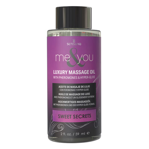 Sensuva Me & You Massage Oil-Sweet Secrets 2oz