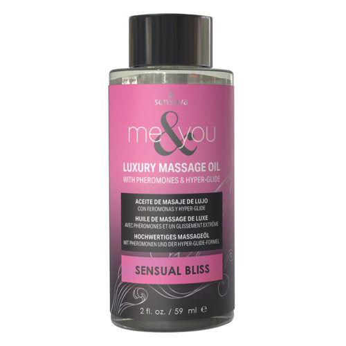 Sensuva Me & You Massage Oil-Sensual Bliss 2oz