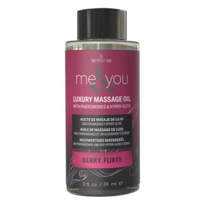 Sensuva Me & You Massage Oil-Berry Flirty 2oz
