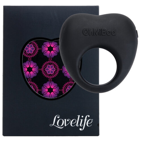 OhMiBod Lovelife Share Couples Ring Vibe-Black