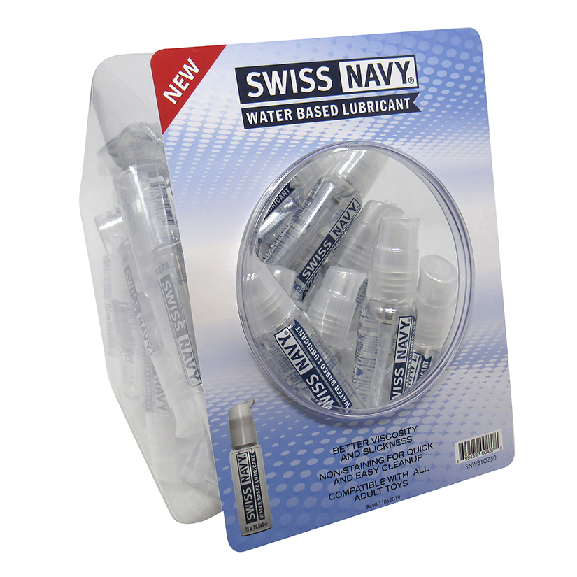 Swiss Navy Water-Based Lubricant 1oz Bowl of 50