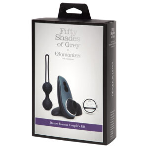 Fifty Shades of Grey X Womanizer Desire Blooms Kit-Black
