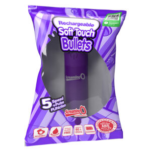 Screaming O Soft Touch Rechargeable Bullets-Purple
