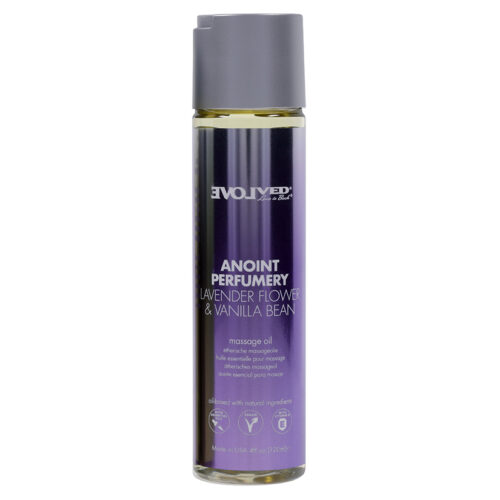 161220256941692b3fafe.jpeg Evolved Anoint Perfumery Massage Oil-Lavender Flower & Vanilla 4oz