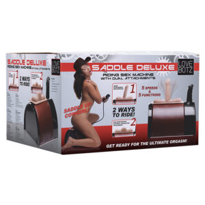 Saddle Deluxe Riding Sex Machine with Dual Attachments [DROP SHIP ONLY]