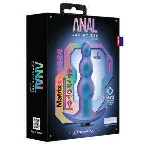 Anal Adventures Matrix Expedition Plug-Lunar Blue