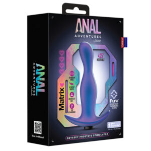 Anal Adventures Matrix Odyssey Prostate Stimulator-Space Age Blue