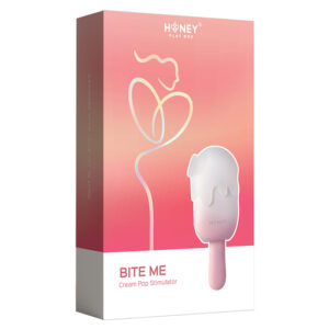 Honey Play Box Bite Me Cream Pop Stimulator-Pink