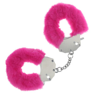 Ouch Heavy Duty Fluffy Handcuffs-Pink
