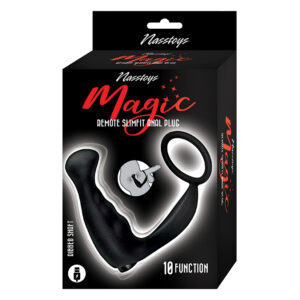 Magic Remote Slimfit Anal Plug-Black