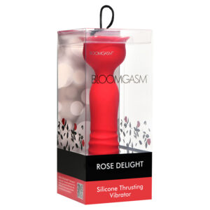 Bloomgasm Rose Delight Silicone Thrusting Vibrator
