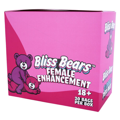 Bliss Bears Single Gummy Display of 20