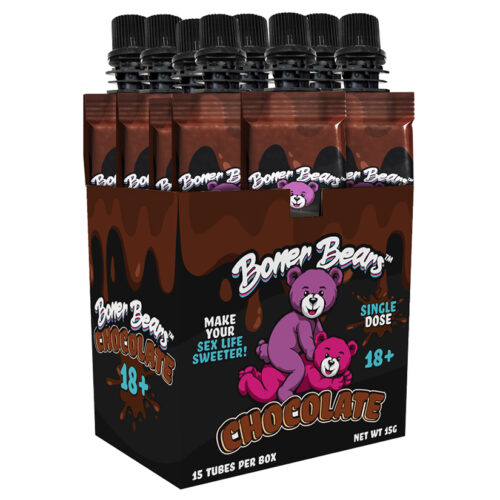 Boner Bears Chocolate Display of 15 Tubes