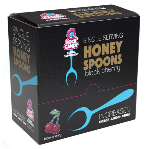 1612202569418101da50e.jpeg Rock Candy Honey Spoons Male Sexual Supplement-Black Cherry Display of 24