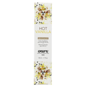 Exsens Warming Gourmet Massage Oil-Hot Vanilla 1.7oz