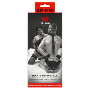 SEI MIO Neck Firmly in Check Adjustable Neck & Wrist Restraint Kit
