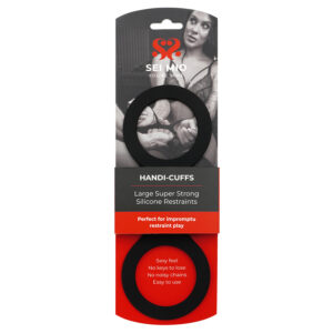 SEI MIO Handi-Cuffs Large Super Strong Silicone Restraint Cuffs