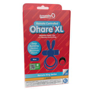 Screaming O Remote Controlled Ohare XL Vibrating Ring-Blue