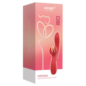 Honey Play Box Fortexa Kinky Finger Flapping Vibrator-Red