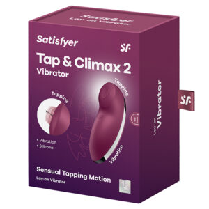 Satisfyer Tap and Climax 2-Red