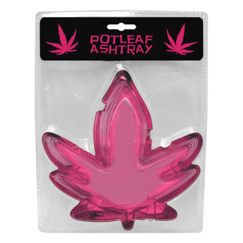 Pot Leaf Ashtray-Pink