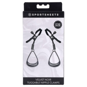 Velvet Noir Tuggable Nipple Clamps