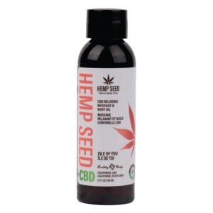 Earthly Body Hemp Seed CBD Relaxing Massage and Body Oil-Isle Of You 2oz